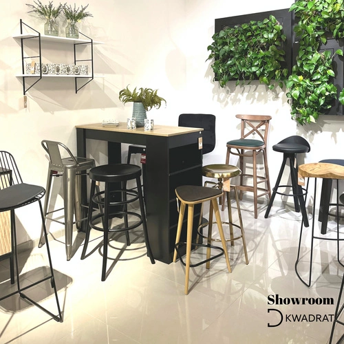 Hoker Goose złoty metalowy obrotowy regulowany do wyspy kuchennej i jadalni glamour Actona