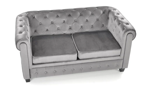 Sofa Dassion welwet szara