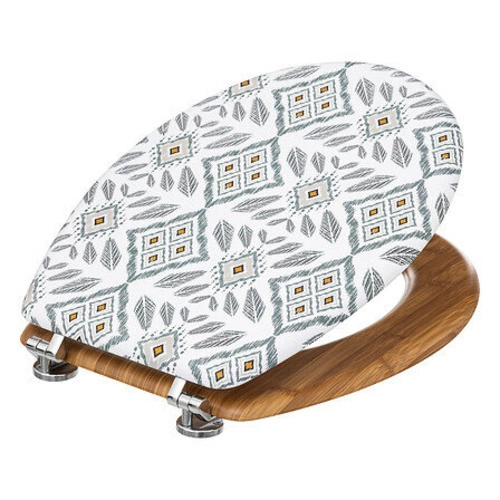 Deska sedesowa Hapache wolnoopadająca z duroplastu czarna do toalety nowoczesna