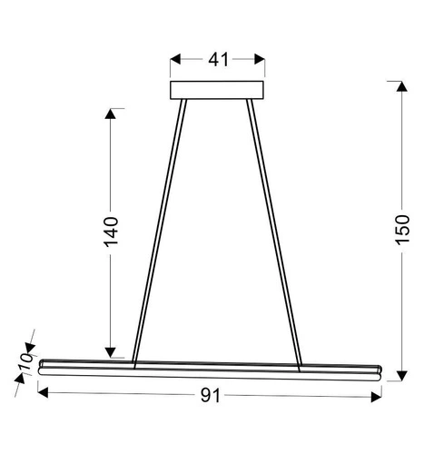 Nowoczesna lampa wisząca LED Coconut brązowa 91 cm nad stół do salonu i jadalni
