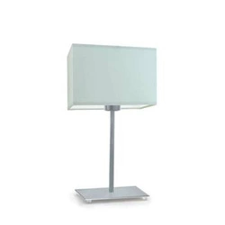 Lampka nocna AMALFI miętowa nowoczesna z abażurem do sypialni na stolik lub do salonu