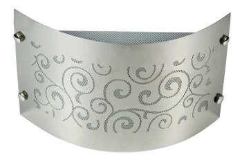 Nowoczesny kinkiet ścienny Aluno srebrny metalowy do salonu i sypialni CANDELLUX