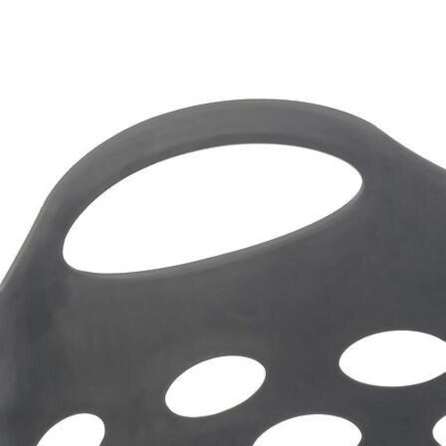 5five simply smart minimalistyczny okrągły kosz na pranie 28 l szary do łazienki