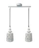Lampa wisząca Hamp 2x60W E27 biały
