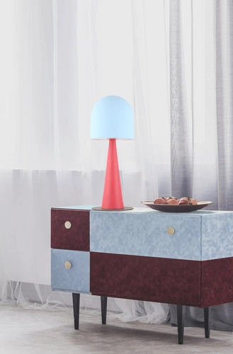 Lampa Stołowa Visby Niebieski, Czerwony