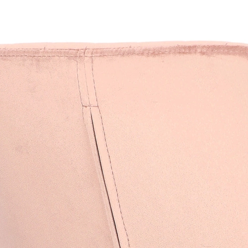 Krzesło do jadalni Emilia tapicerowane welur dusty rose z podłokietnikami glamour Actona