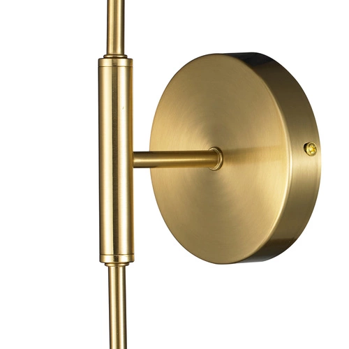 Nowoczesny kinkiet ścienny MIKA-1 Step into Design biało złoty 70 cm do salonu