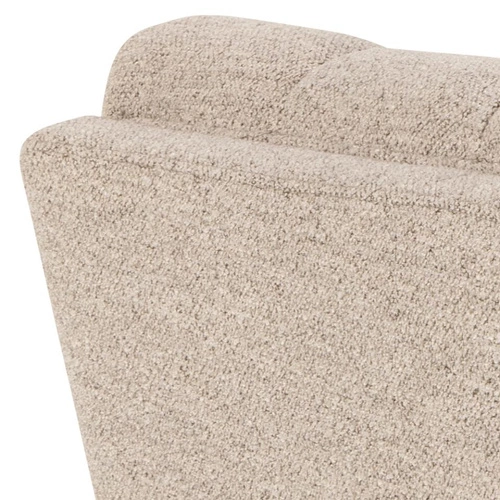 Sofa Tampa 3 osobowa beżowa bouclé nowoczesna do salonu na wysokich nogach Actona