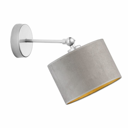 Kinkiet TETE GOLD srebrny, szary