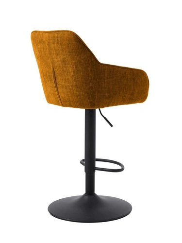 Hoker Avola pomarańczowy tapicerowany regulowany z podłokietnikami