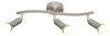 Lampa sufitowa Arc listwa 3x40W E14  satyna nikiel