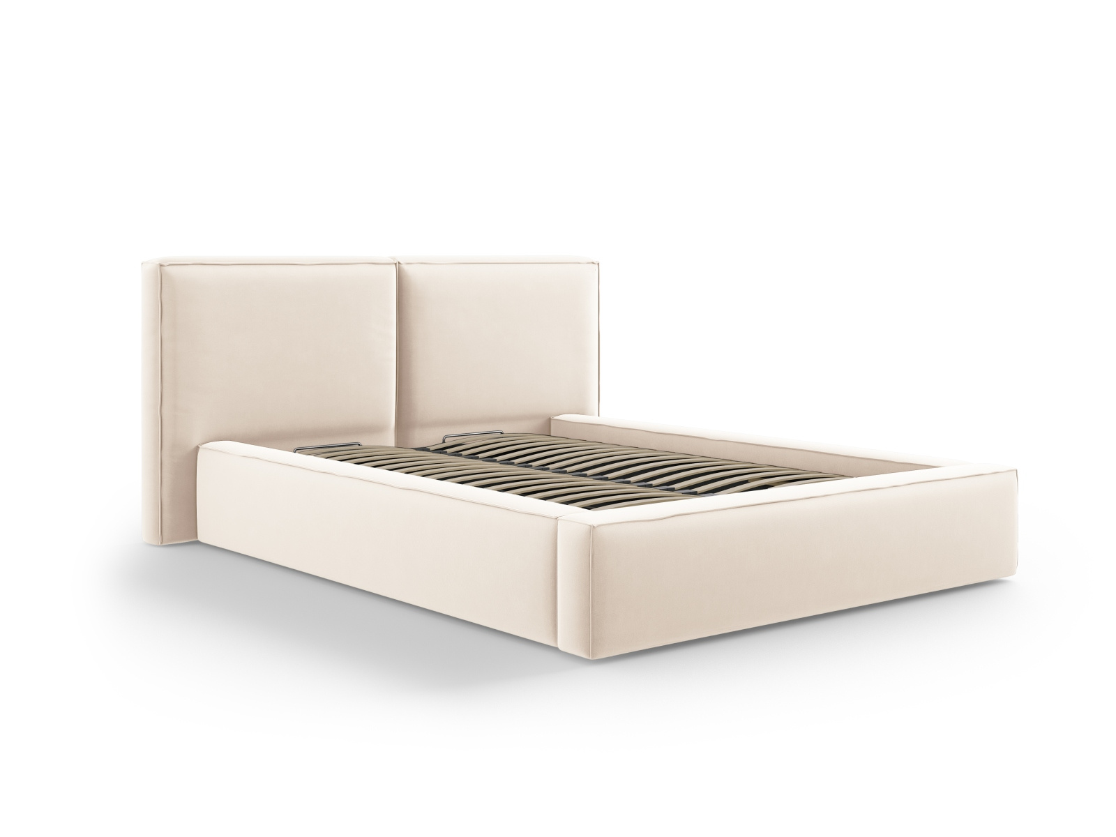 Łóżko Jodie II Light Beige Velvet 140x200