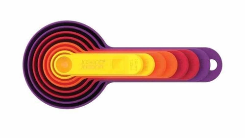 JJ - Zestaw miarek kuchennych NEST 8 szt multikolor