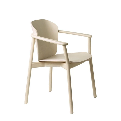 Krzesło drewniane do jadalni Finn SCAB Design z podłokietnikami, nowoczesne, sztaplowane