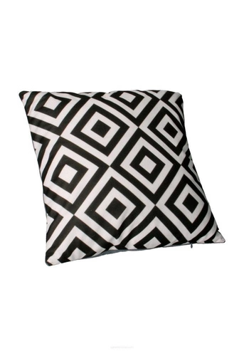 Poduszka dekoracyjna welurowa Squares Intesi 40x40 cm nowoczesna antyalergiczna do salonu