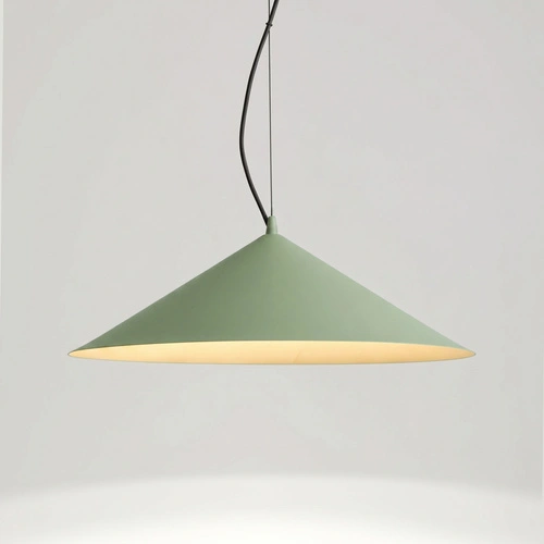 Lampa wisząca LED FINT szałwiowa regulowana do salonu 50 cm