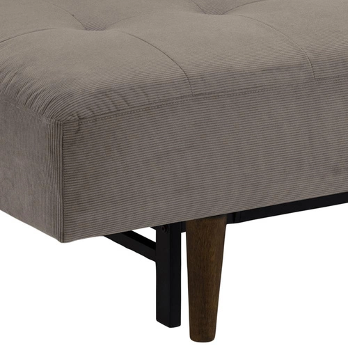 Sofa rozkładana Blain beżowa 2-osobowa z funkcją spania skandynawska do salonu Actona