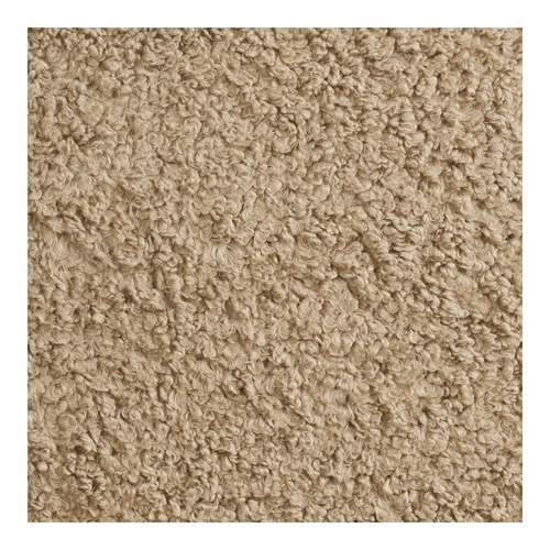 Fotel wypoczynkowy obrotowy Messina do salonu jasnobrązowy futrzany