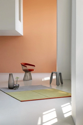 Dywan nowoczesny wełniany Decor State Soft Green 200x280 do salonu i sypialni łatwy w czyszczeniu