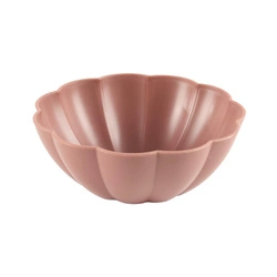 Miska do zupy Iris 14,5 cm różowa Intesi okrągła plastikowa do kuchni zmywarka