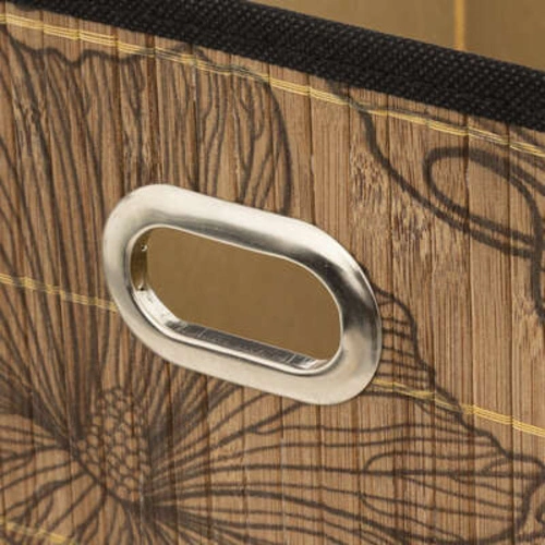 Pudełko bambusowe Blackflo 31x31 do regału Kallax, materiałowe, nowoczesne 5five