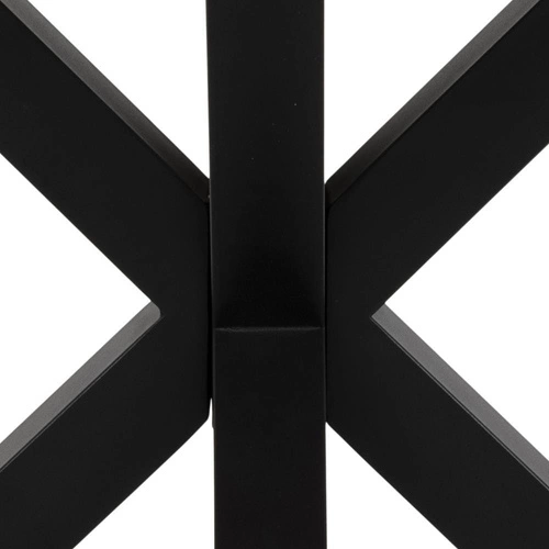 Okrągły stół do jadalni Heaven 120 cm czarny dąb artisan nowoczesny Actona