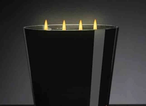 Świeca zapachowa sojowa XXL Cereria Molla Basil & Mandarin czarna do salonu 3,5kg