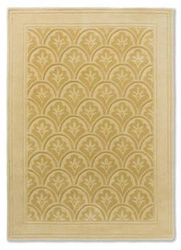 Dywan do salonu wełniany klasyczny Catarina Gold 170x240cm ręcznie tkany Laura Ashley