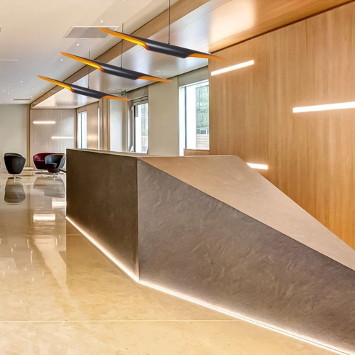 Nowoczesna lampa wisząca BLACK TUBE czarno złota 100 cm do salonu i nad stół