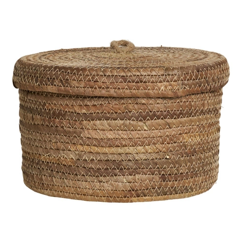 Zestaw 2 koszy dekoracyjnych Desio House Nordic boho liście bananowca