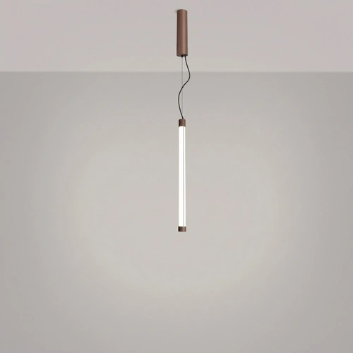 Lampa wisząca TRANG 50 mocca LED do salonu regulowana nowoczesna