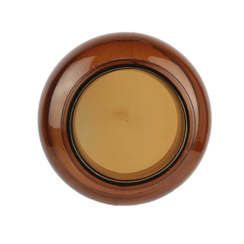 Świeca zapachowa XL Intesi Ambre w brązowej butelce retro z wosku naturalnego