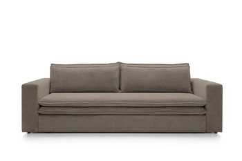 Sofa Ulnes z funkcją spania brązowa Poso  04