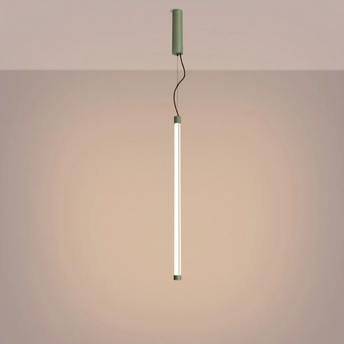 Lampa wisząca TRANG szałwiowa LED regulowana nad wyspę 3000K