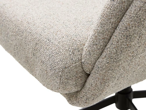 Fotel wypoczynkowy Sifton z podnóżkiem biały nowoczesny do salonu