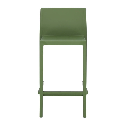 Hoker Kate zielony 65 cm z oparciem nowoczesny do kuchni i ogrodu SCAB Design