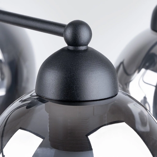 Żyrandol FILLAN 5 nowoczesny czarny lampa sufitowa do salonu i jadalni SOLLUX LIGHTING