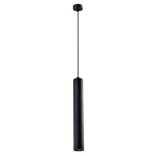 Lampa wisząca Tubo czarny 1x25W GU10  klosz 40cm czarny