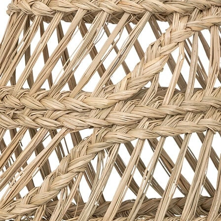 Lampa wisząca Rahys boho ze słomy naturalna do salonu i jadalni Atmosphera 48 cm