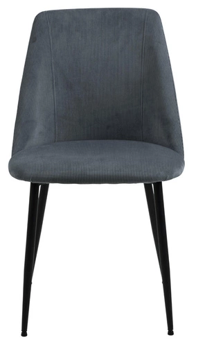 Krzesło Ines szare sztruks OUTLET