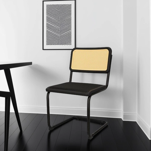 Krzesło Nelson black swing natural/black