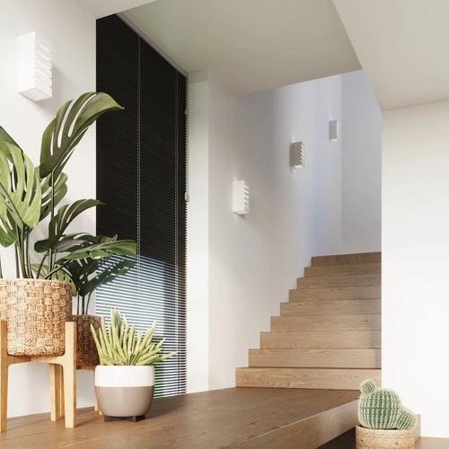 Kinkiet ścienny ceramiczny SAMIR biały nowoczesny do salonu i sypialni Sollux Lighting