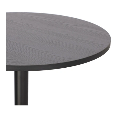 Stolik kawiarniany Hvar 60 cm czarny, okrągły nowoczesny