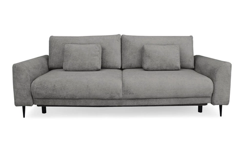 Nowoczesna sofa rozkładana Ferrero z funkcją spania 3 osobowa szara do salonu