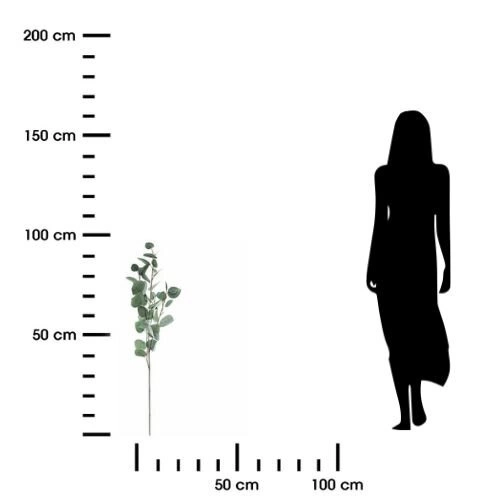 Sztuczny eukaliptus Atmosphera 97 cm nowoczesny jak żywy do wazonu do salonu lub sypialni