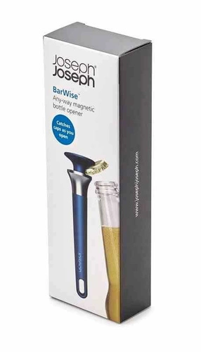 Magnetyczny otwieracz do butelek Joseph Joseph niebieski