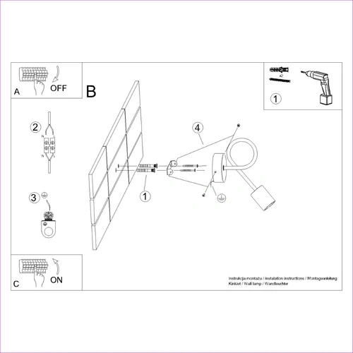 Kinkiet ścienny biały drewniany nowoczesny do salonu i sypialni EMBER Sollux Lighting
