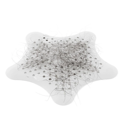 Sitko do zlewu i wanny Starfish Umbra białe gumowe nowoczesne do łazienki 16 cm