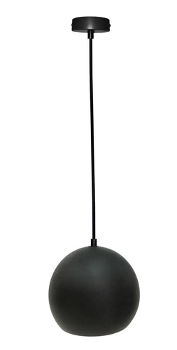 Lampa wisząca Flen III czarna nowoczesna pojedyncza do jadalni i nad stół Ledea 90 cm