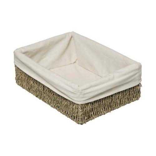 Zestaw 2 prostokątnych koszy wiklinowych Vannerie do przechowywania w stylu boho